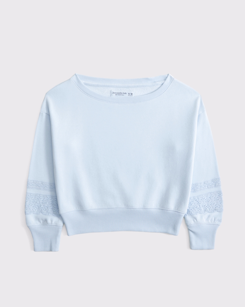 essential off-the-shoulder sweatshirt