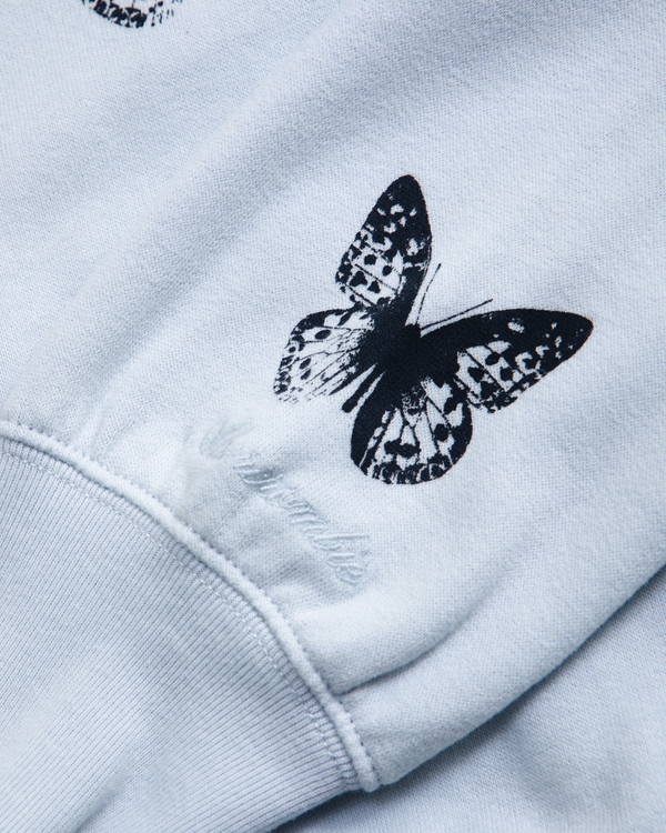 essential full-zip hoodie, Ballet Blue view 2