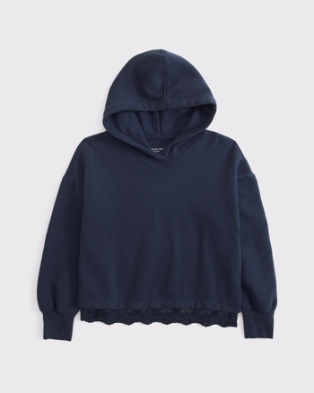 essential lace-hem hoodie from Abercrombie & Fitch - $26.97