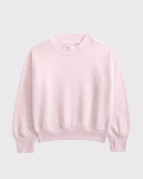 essential mockneck, Baby Pink view 1