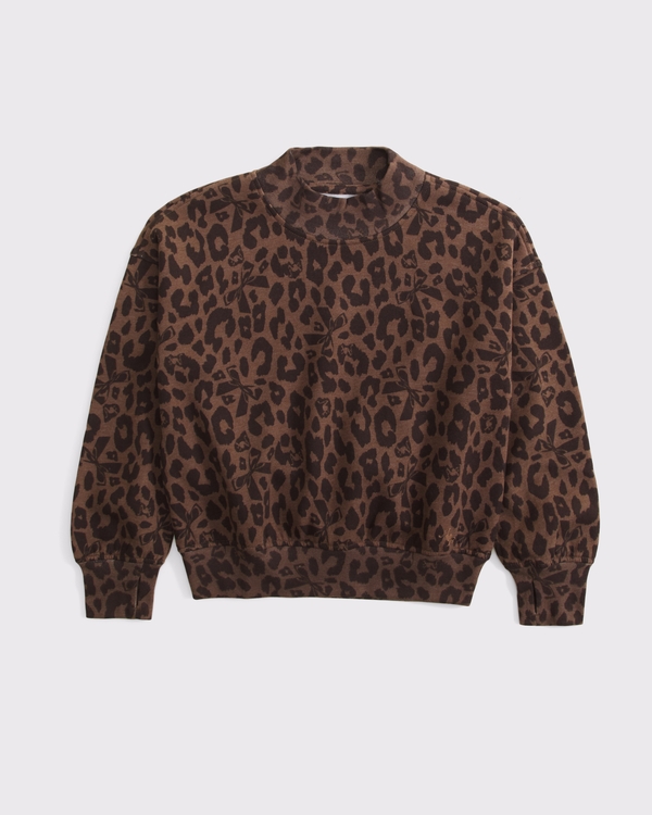 essential mockneck, Leopard Print view 1