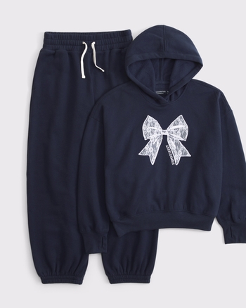 essential logo hoodie and jogger set from Abercrombie & Fitch - $53.97