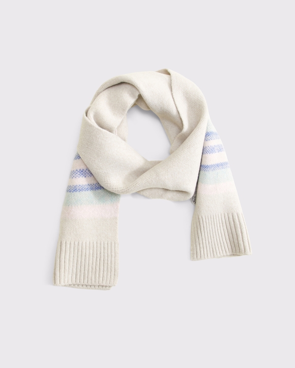 scarf, Cream view 1