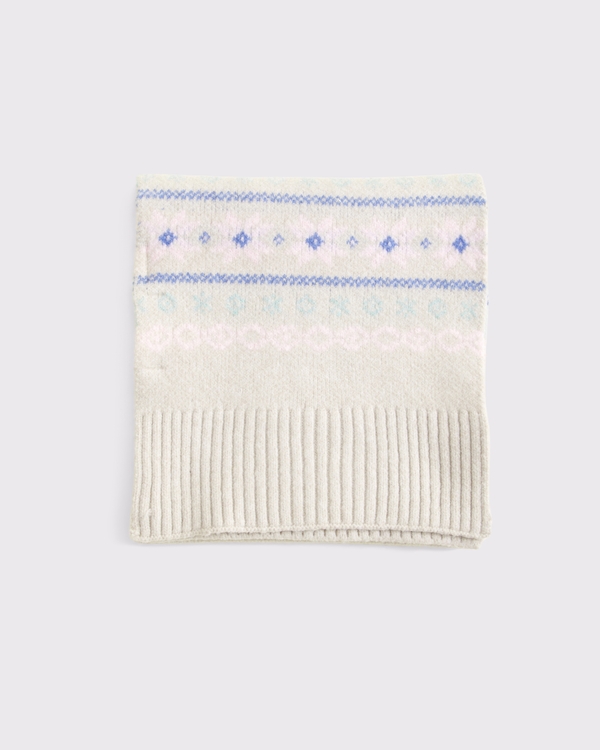 scarf, Cream view 2