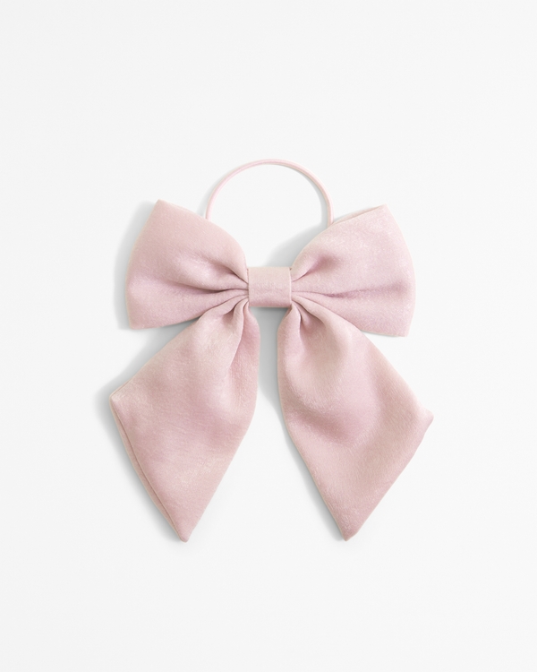 hair bow, Pink