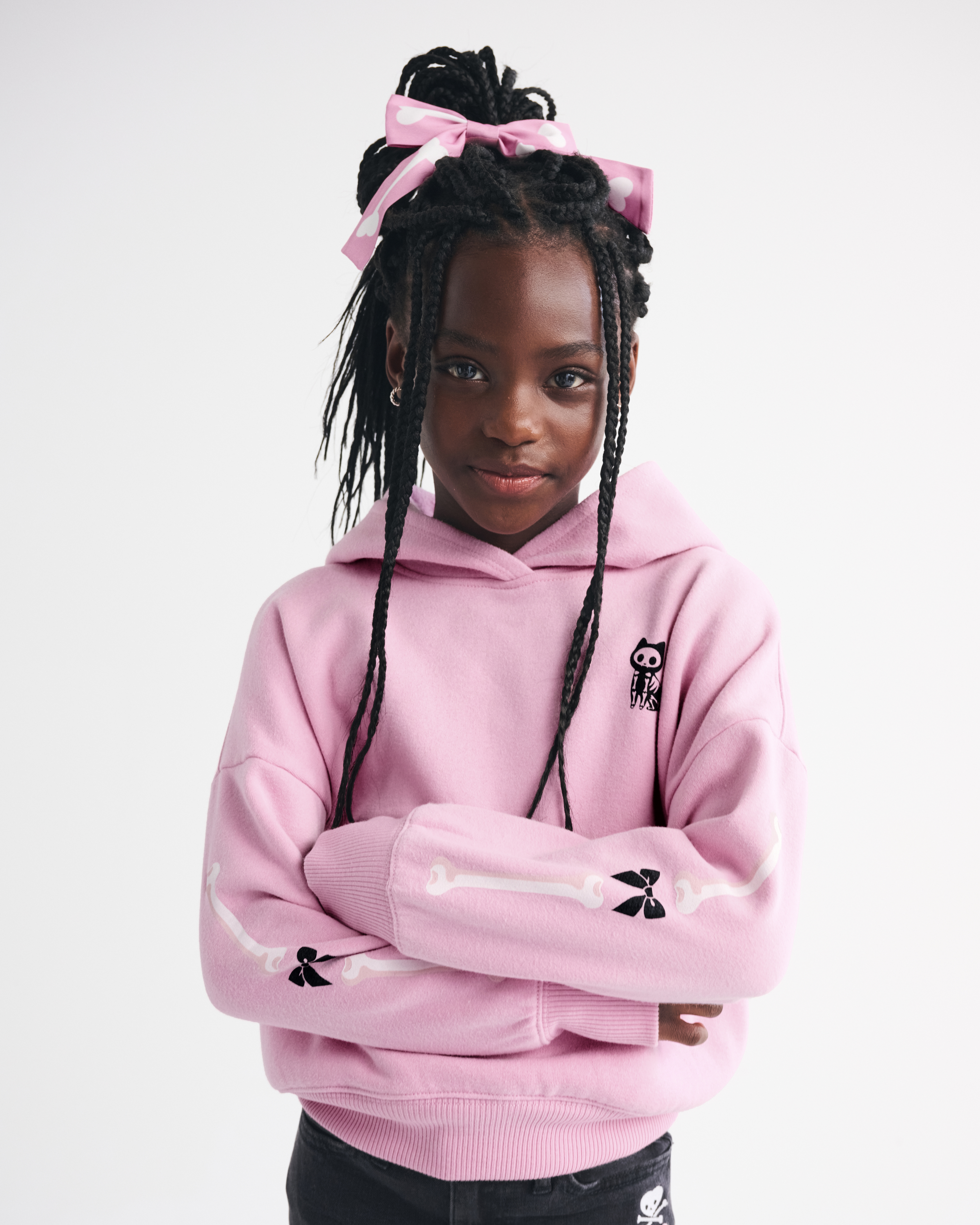 Abercrombie & Fitch Kids' Spooky Hair Bow In Pink