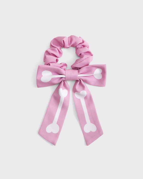 spooky hair bow, Pink view 2