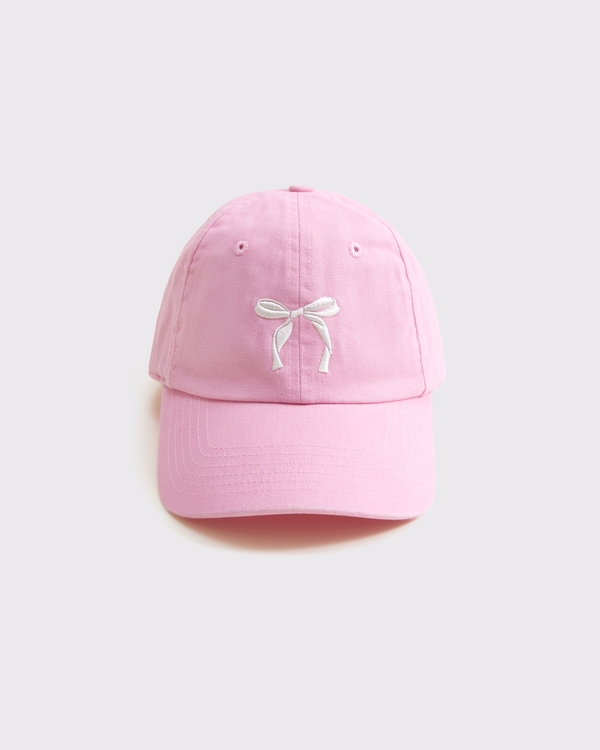 graphic baseball hat, Pink view 1