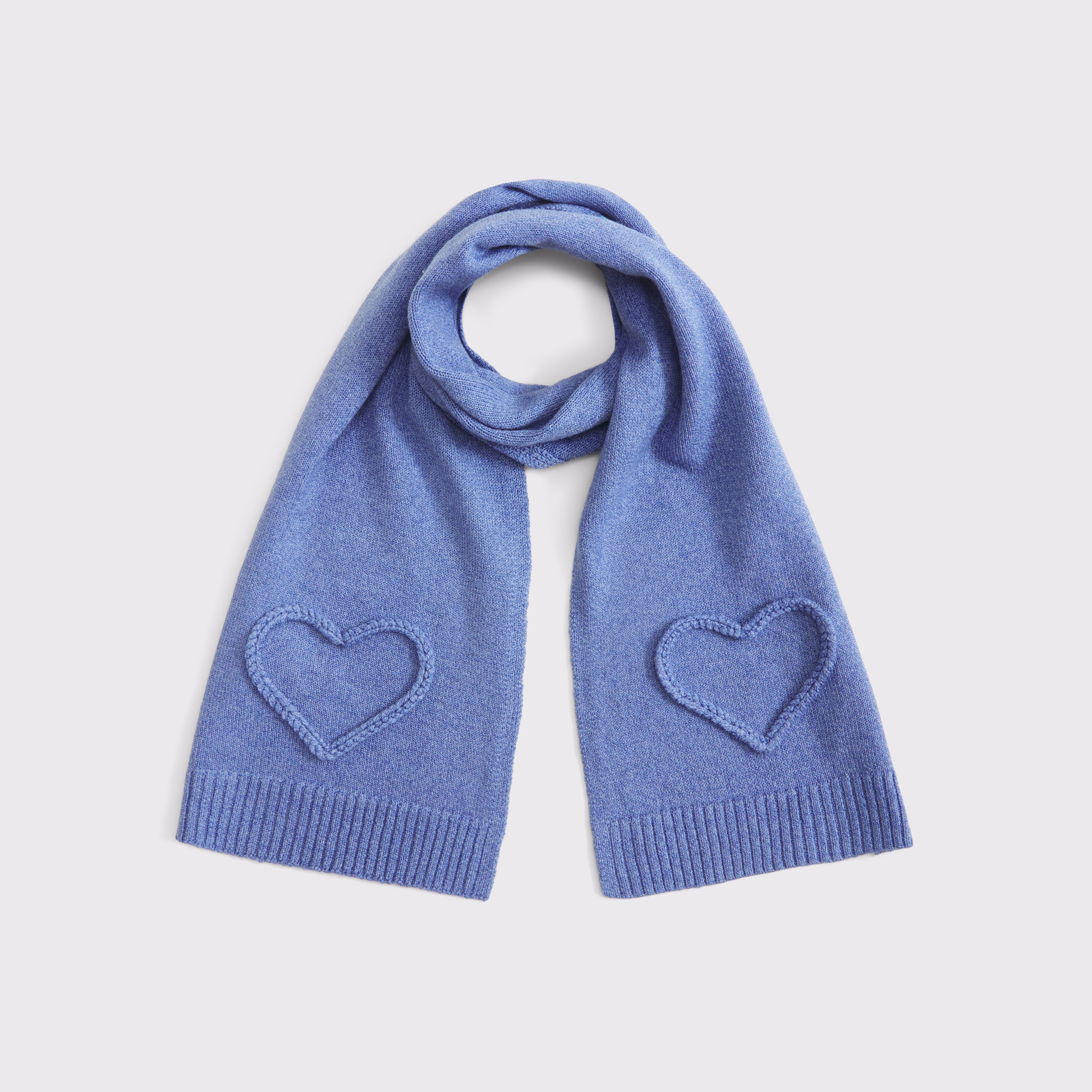 Abercrombie & Fitch Kids' Logo Scarf In Blue