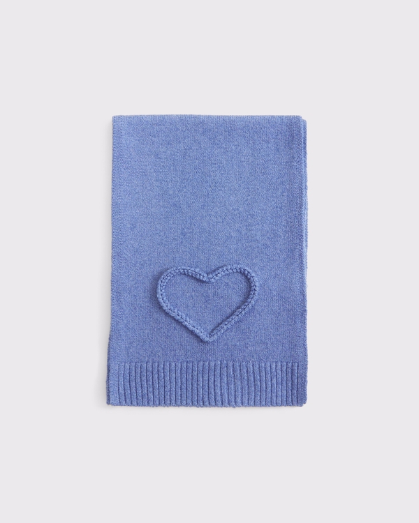 logo scarf, Blue view 2