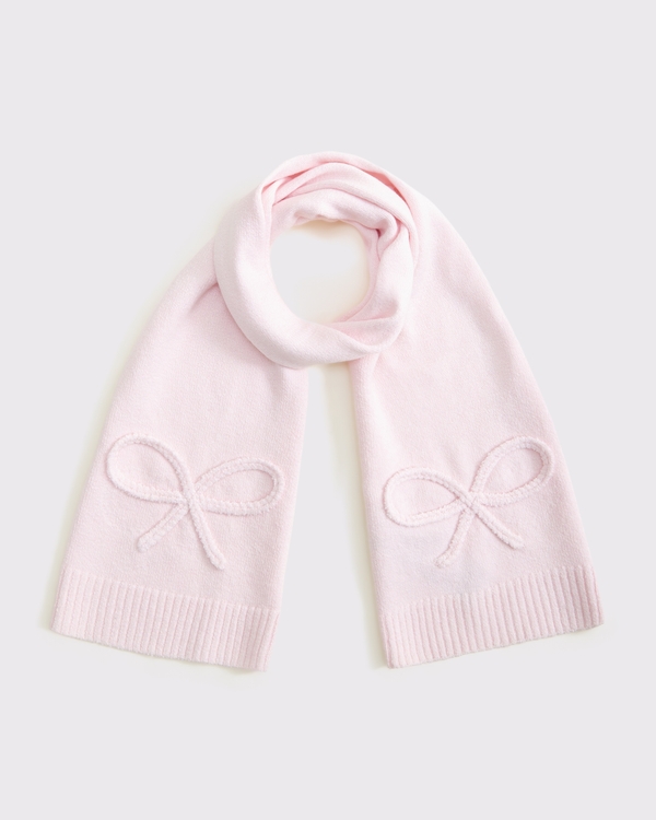 logo scarf, Light Pink view 1