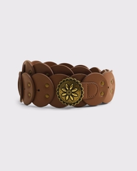 boho vegan leather belt