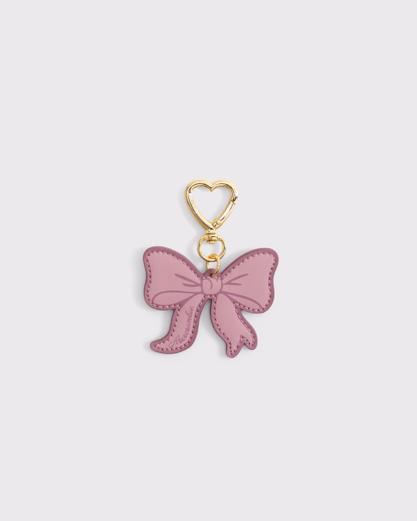 bow bag charm, Pink Bow view 1
