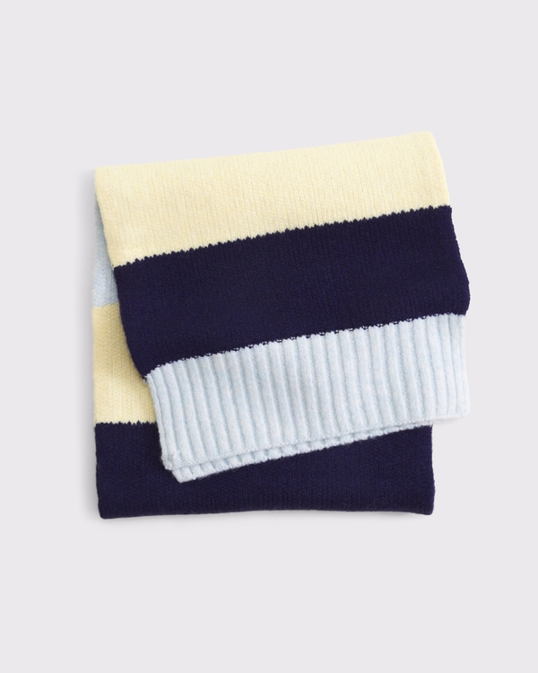 scarf, Blue Stripe view 2