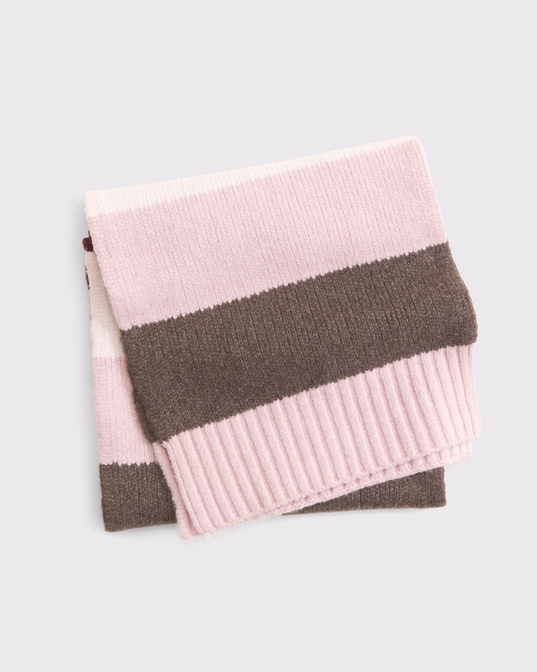 scarf, Pink Stripe view 2