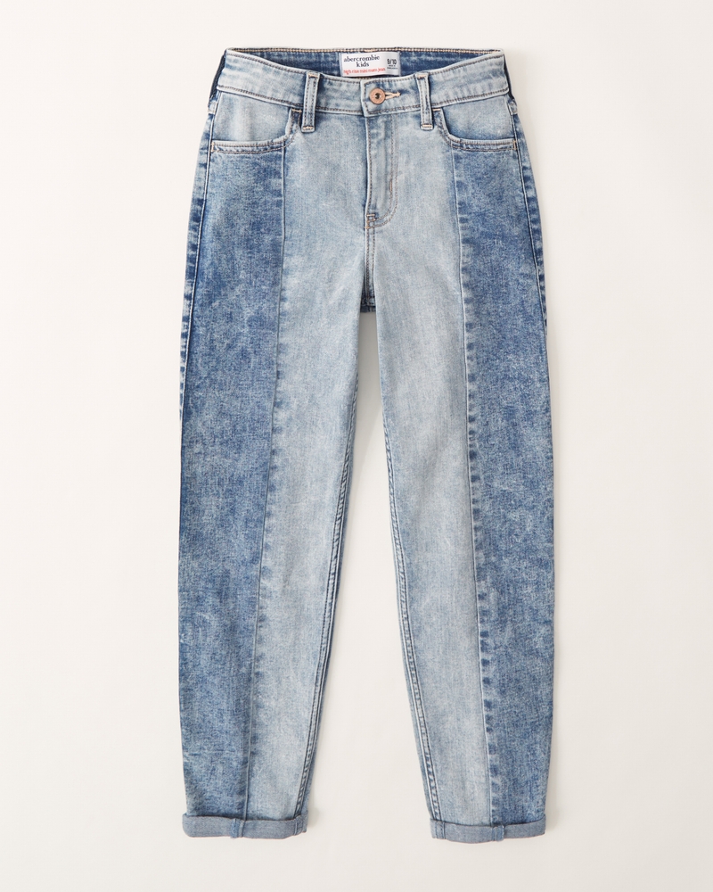 girls high rise mini mom jeans girls clearance