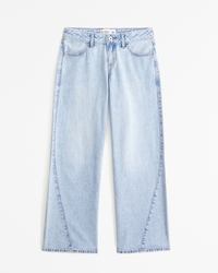 lightweight low rise baggy jeans
