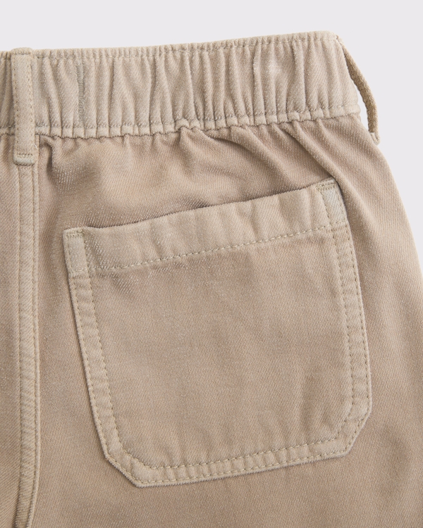 pull-on sweatpant jean, Light Brown view 2