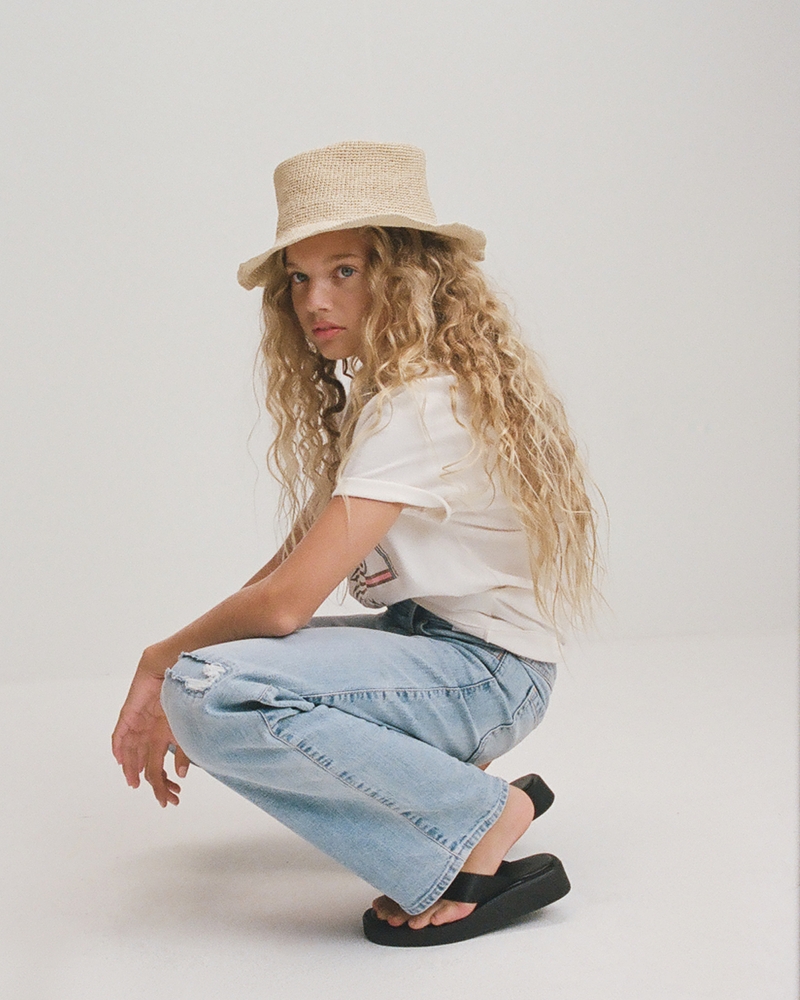 billede Parcel desinficere girls high rise wide leg jeans | girls sale | Abercrombie.com