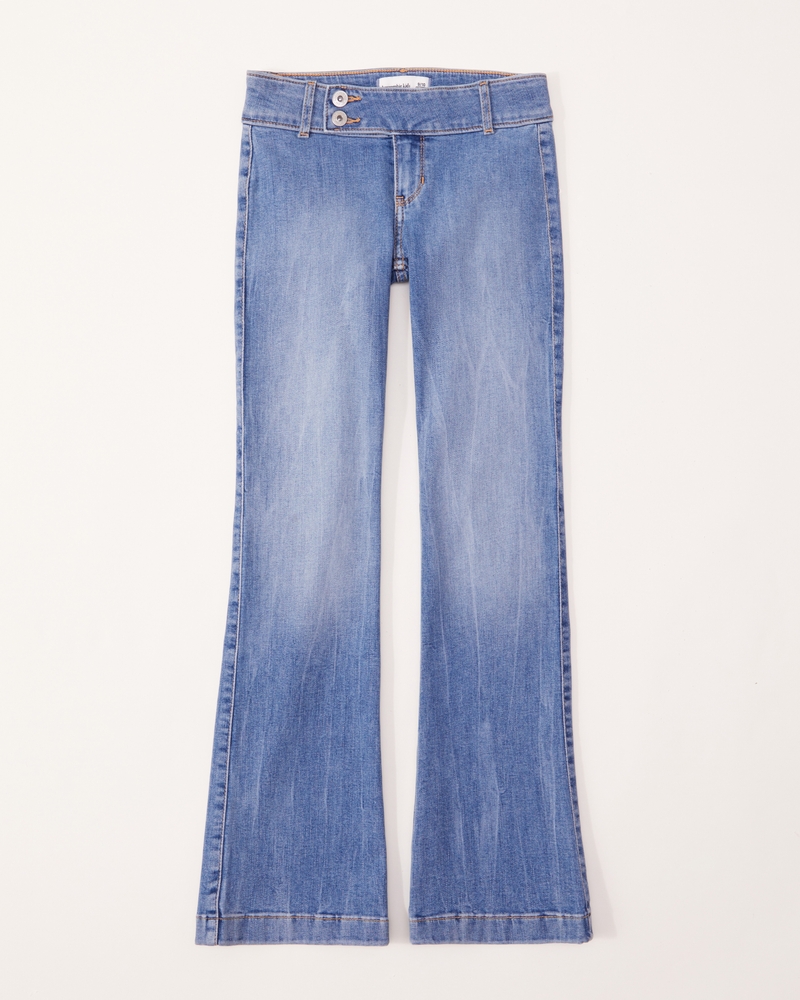 girls low rise bootcut jeans, girls bottoms