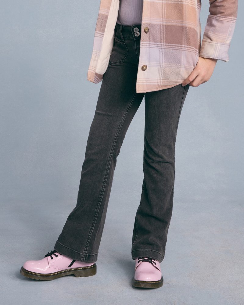 low rise bootcut jeans