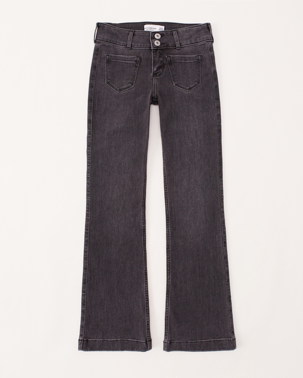 low rise bootcut jeans