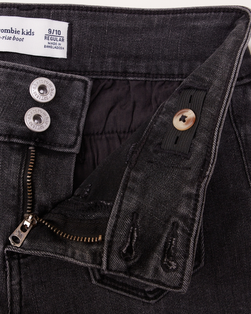 low rise bootcut jeans