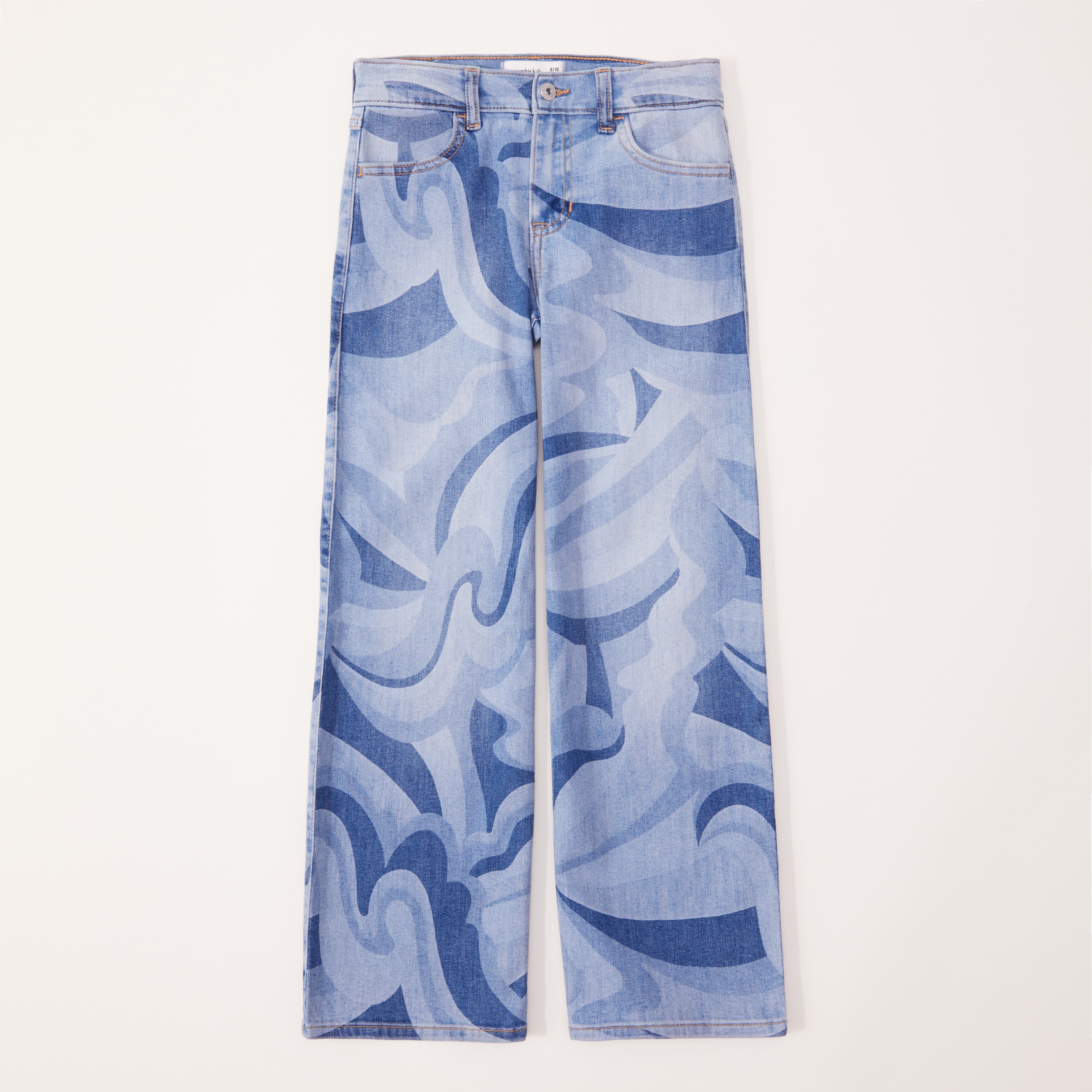 girls high rise wide leg jeans | girls bottoms | Abercrombie.com