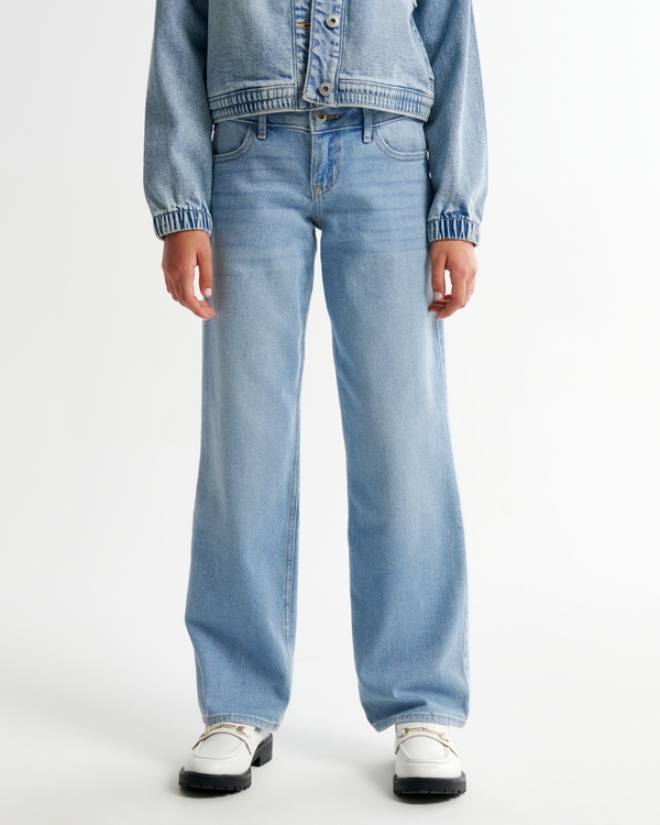 girls baggy jeans | abercrombie kids