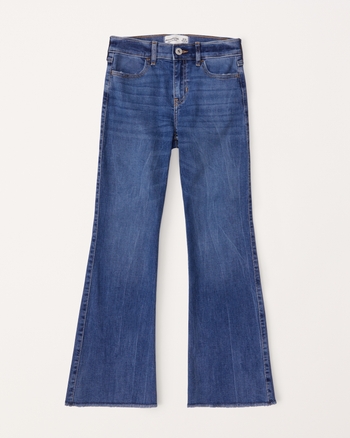 girls high rise flare jeans | girls clearance | Abercrombie.com