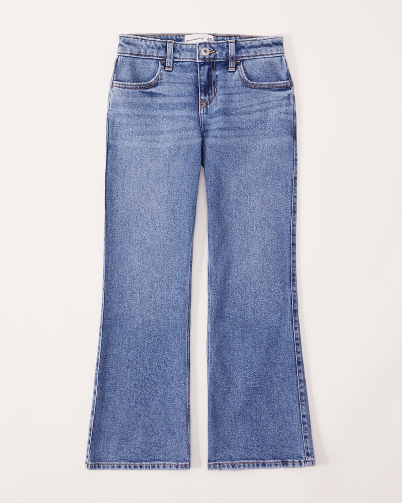 girls high rise flare jeans, girls clearance