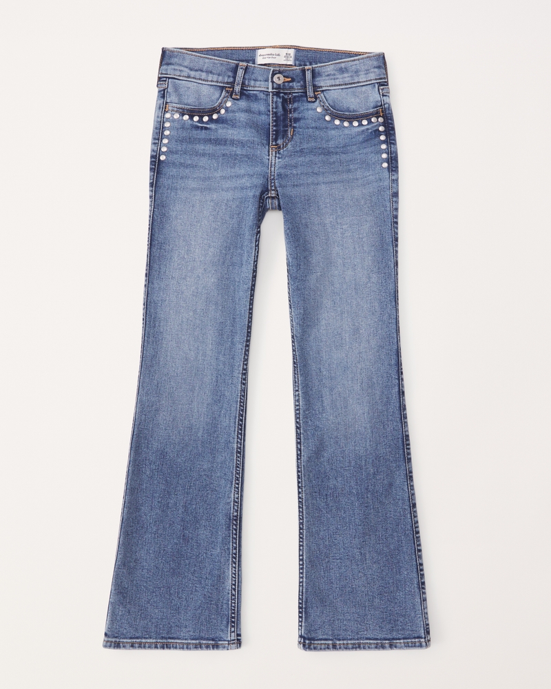 low rise bootcut jeans