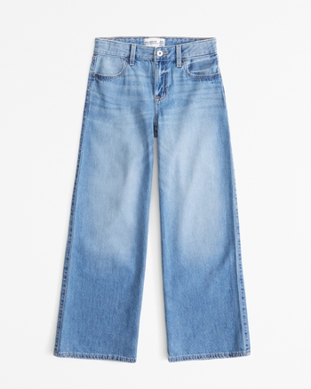 lightweight high rise ultra wide leg jeans from Abercrombie & Fitch - $59.95