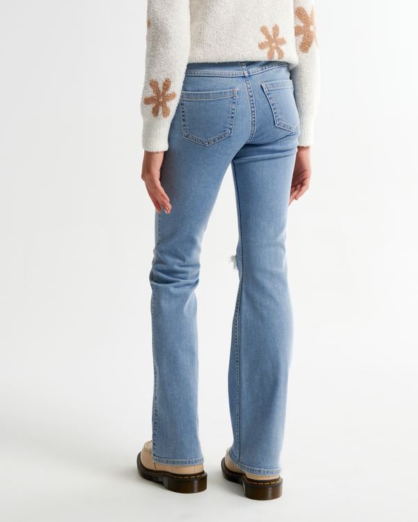 high rise flare jeans