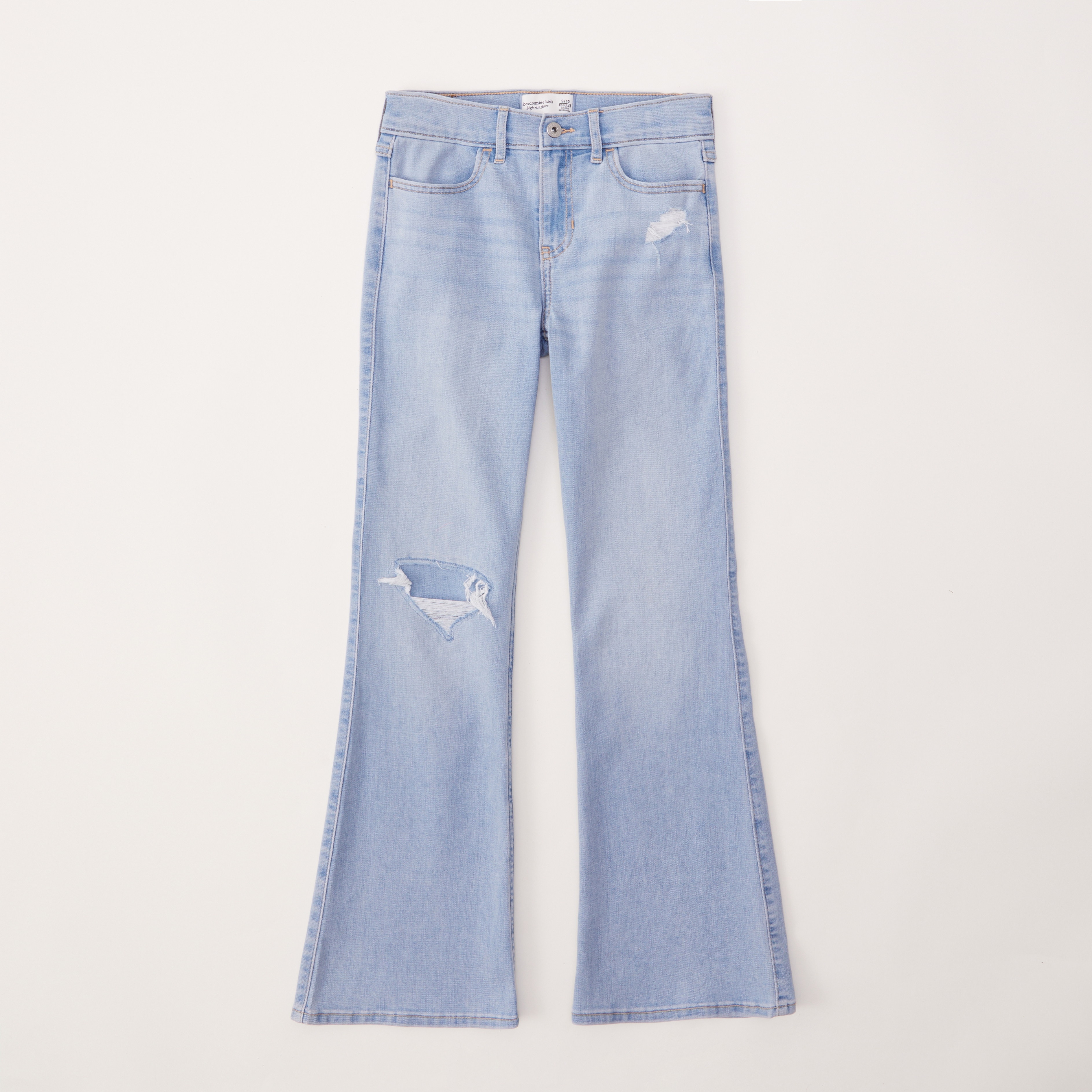 girls high rise flare jeans girls bottoms Abercrombie