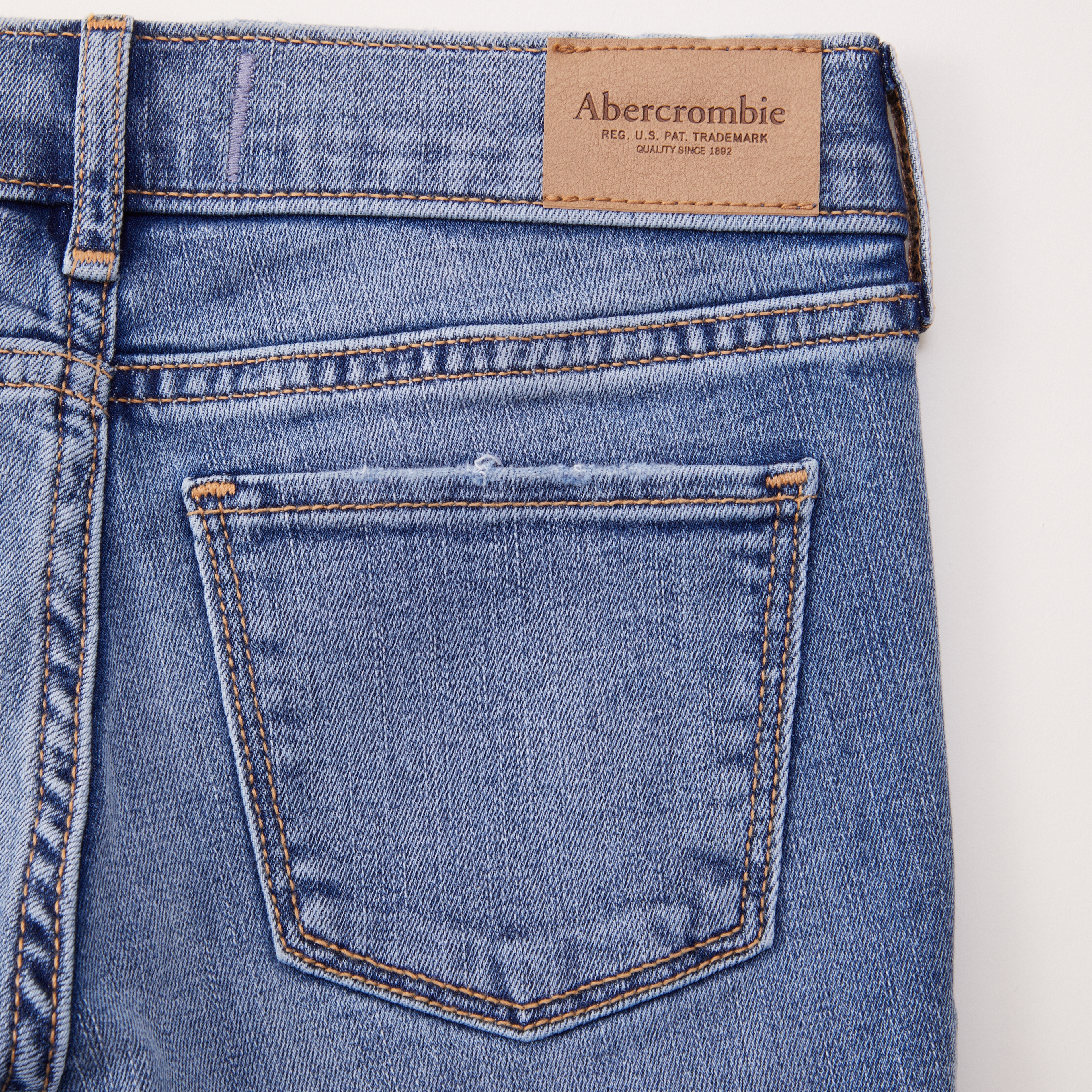 Abercrombie jeans back pocket sales design