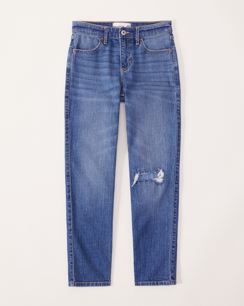 girls high rise slim jeans | girls bottoms | Abercrombie.com