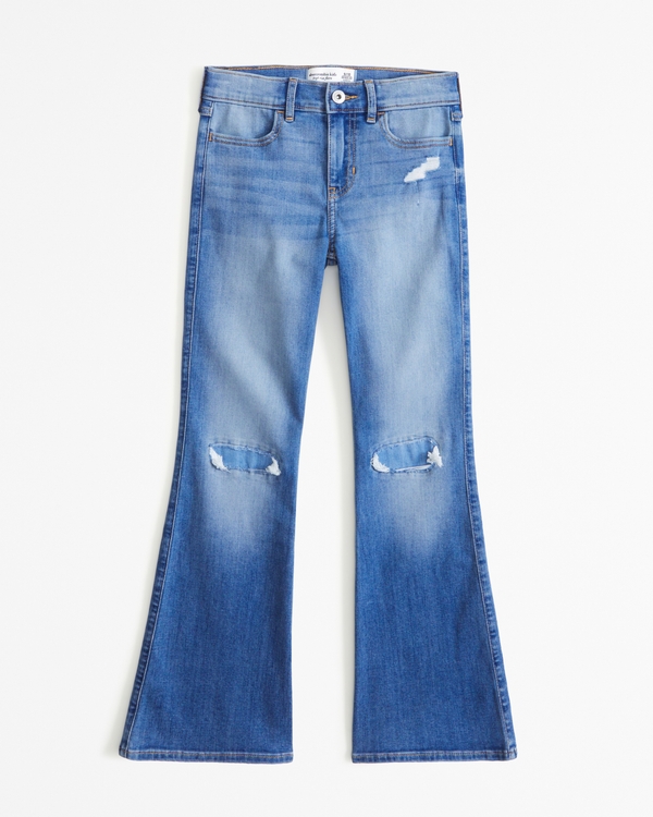 High-Waisted Flare Jeans for Girls