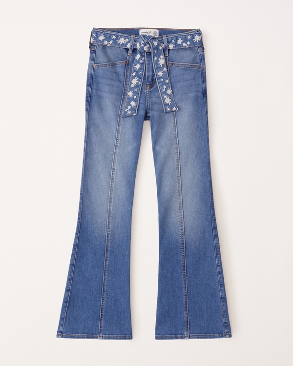 High-Waisted Flare Jeans for Girls