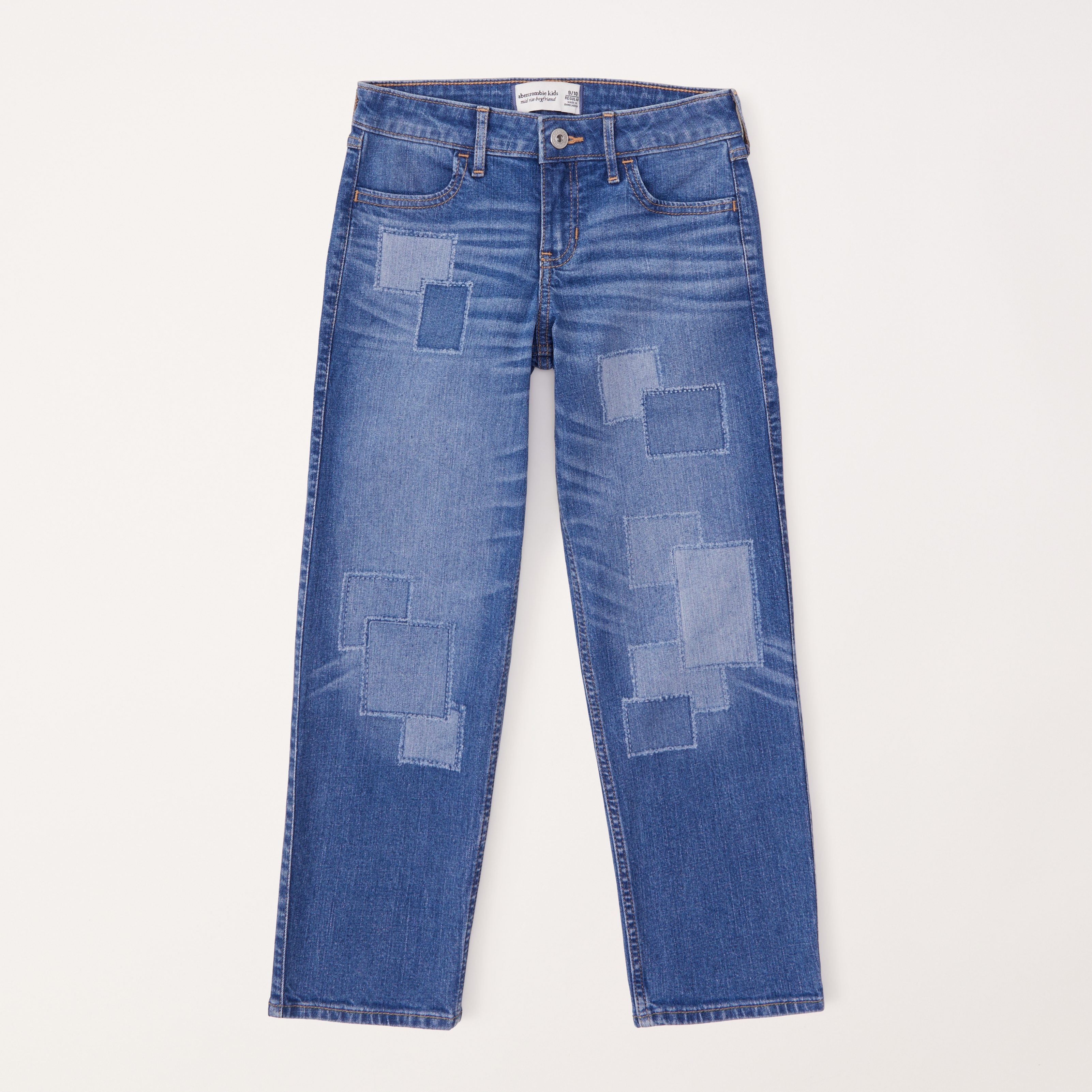 girls mid rise boyfriend jeans | girls bottoms | Abercrombie.com