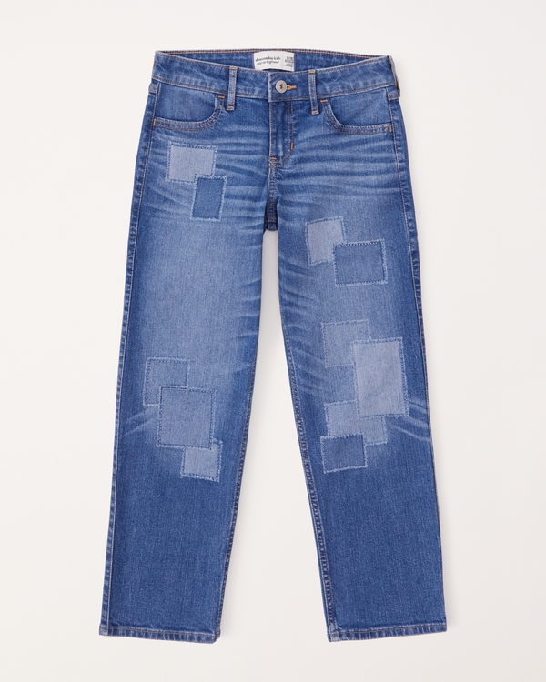 MEILONGER Girls Jeans Fleece Lined Kids Denim Pants Size 4,5,6-7
