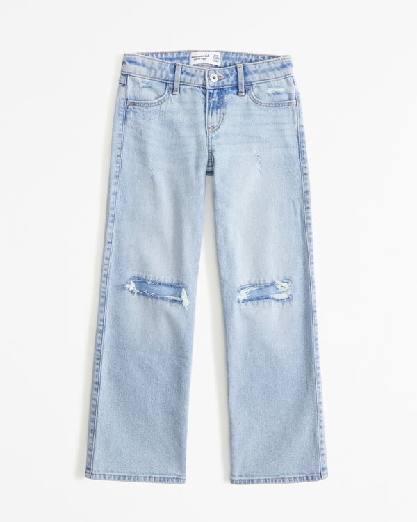 girls baggy jeans | abercrombie kids