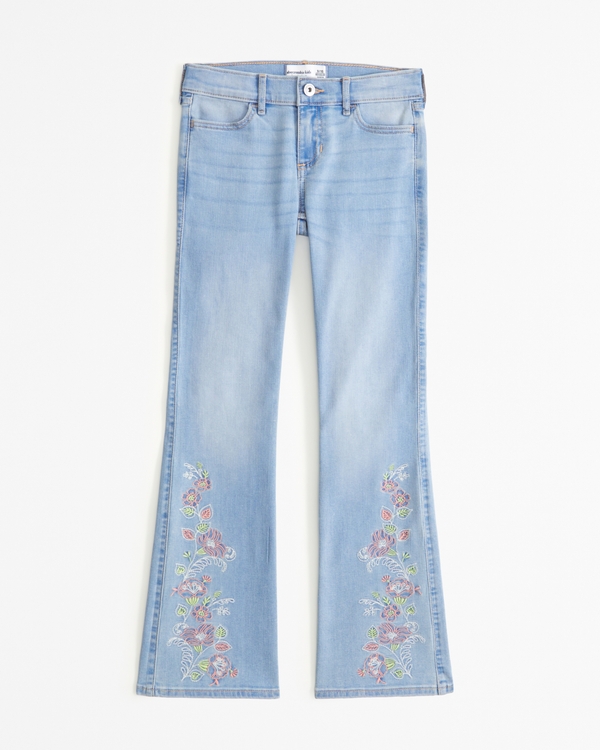 low rise bootcut jeans