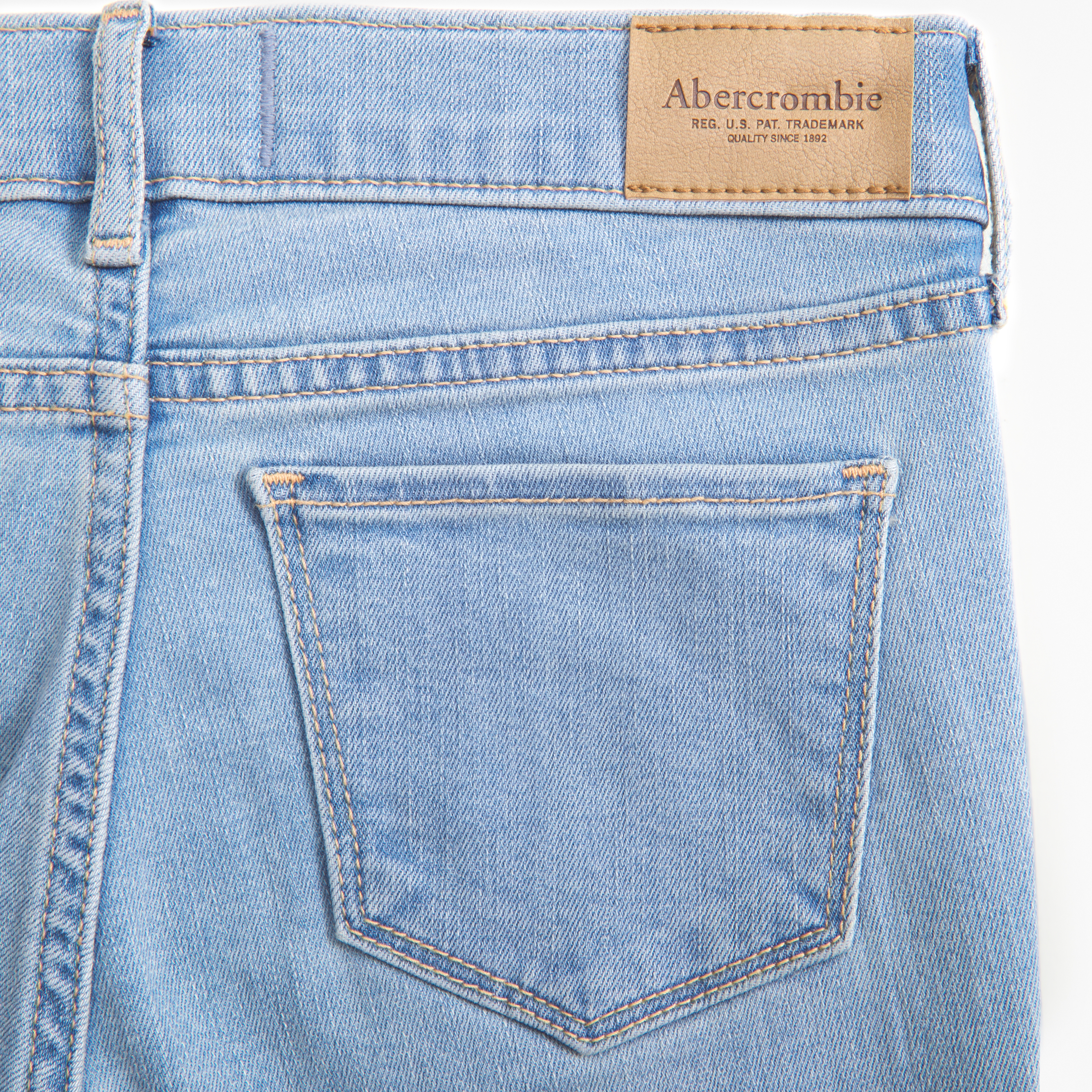 Abercrombie jeans back pocket fashion design