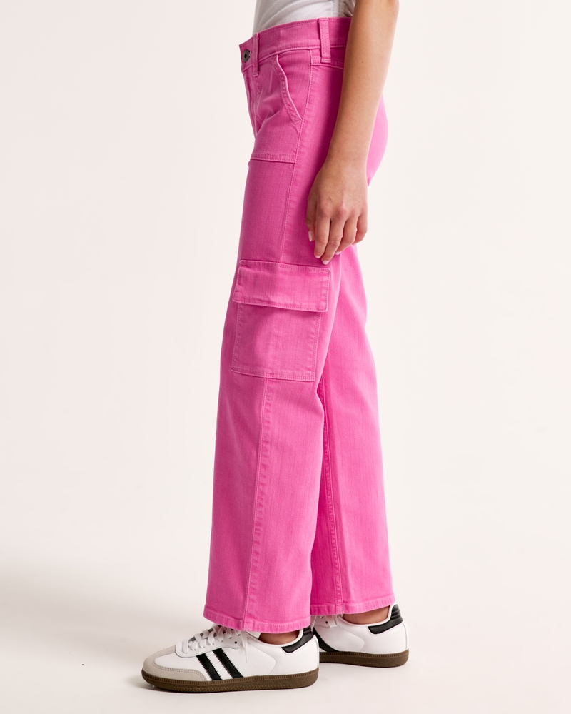 wide leg cargo jeans