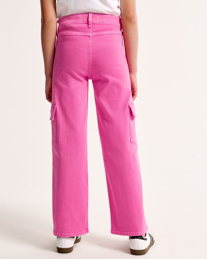 wide leg cargo jeans