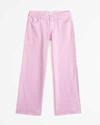 lightweight low rise baggy jeans