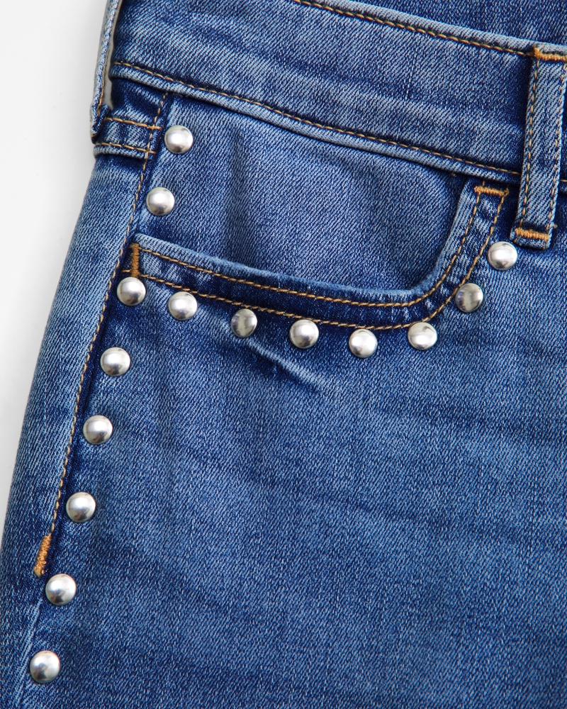 high rise flare jeans