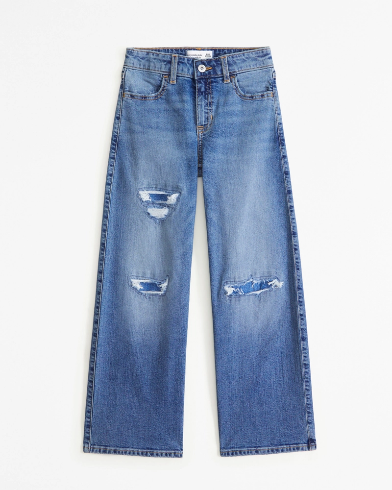 wide leg cargo jeans