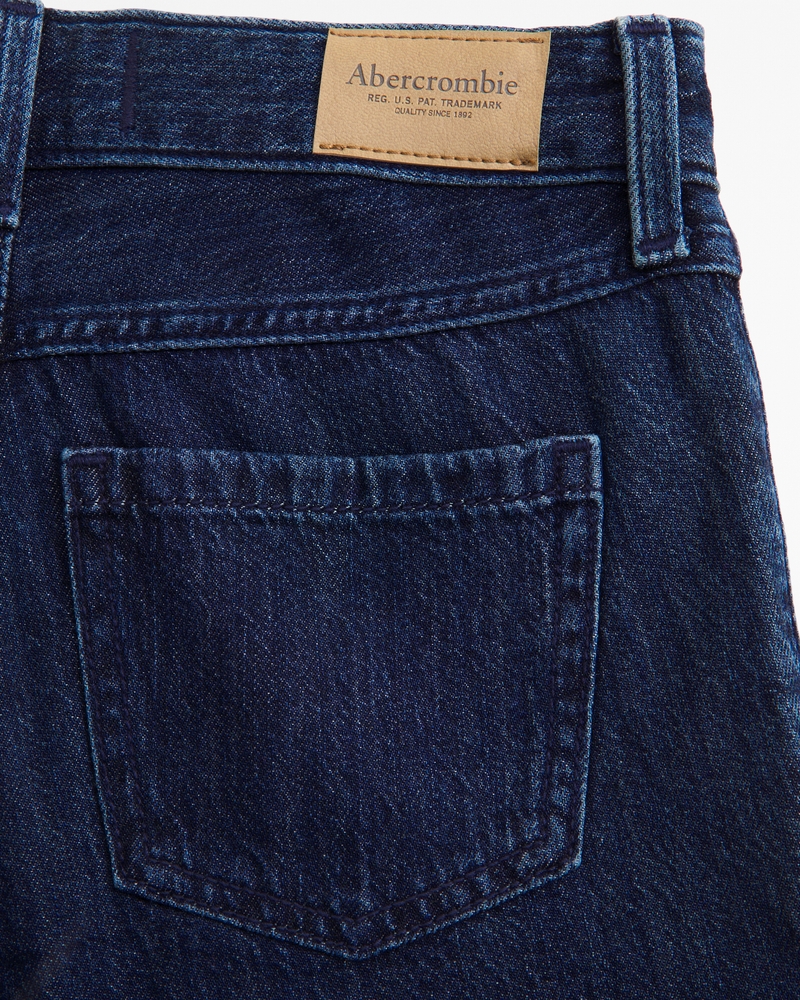 lightweight high rise ultra wide leg jeans